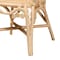 Bali & Pari Ratu Modern Bohemian Natural Brown Rattan Accent Chair 235-13234-ZORO - alternate 2